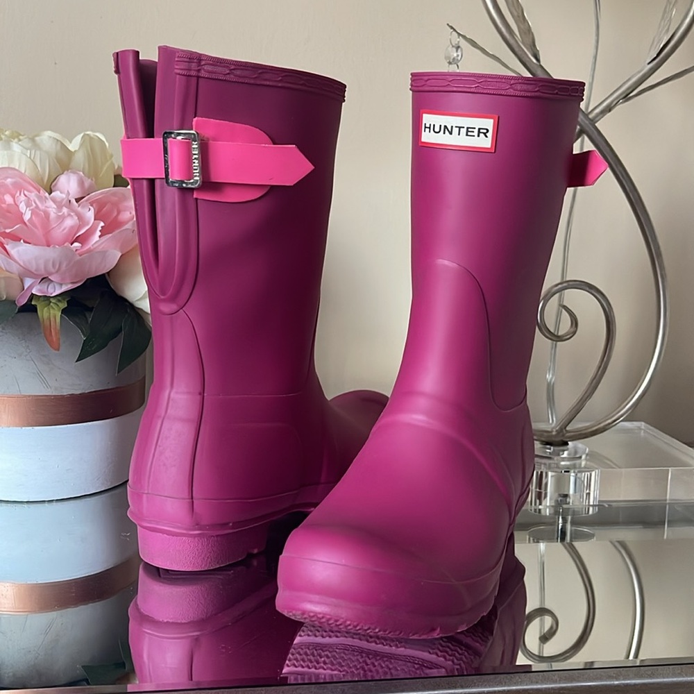 Hunter Original Short Boot Pink Rain Boots